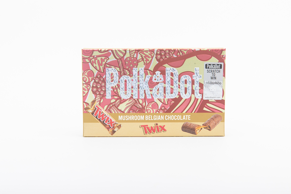 Polkadot Whoppers Mushroom Belgian Chocolate Bar - Polkadot